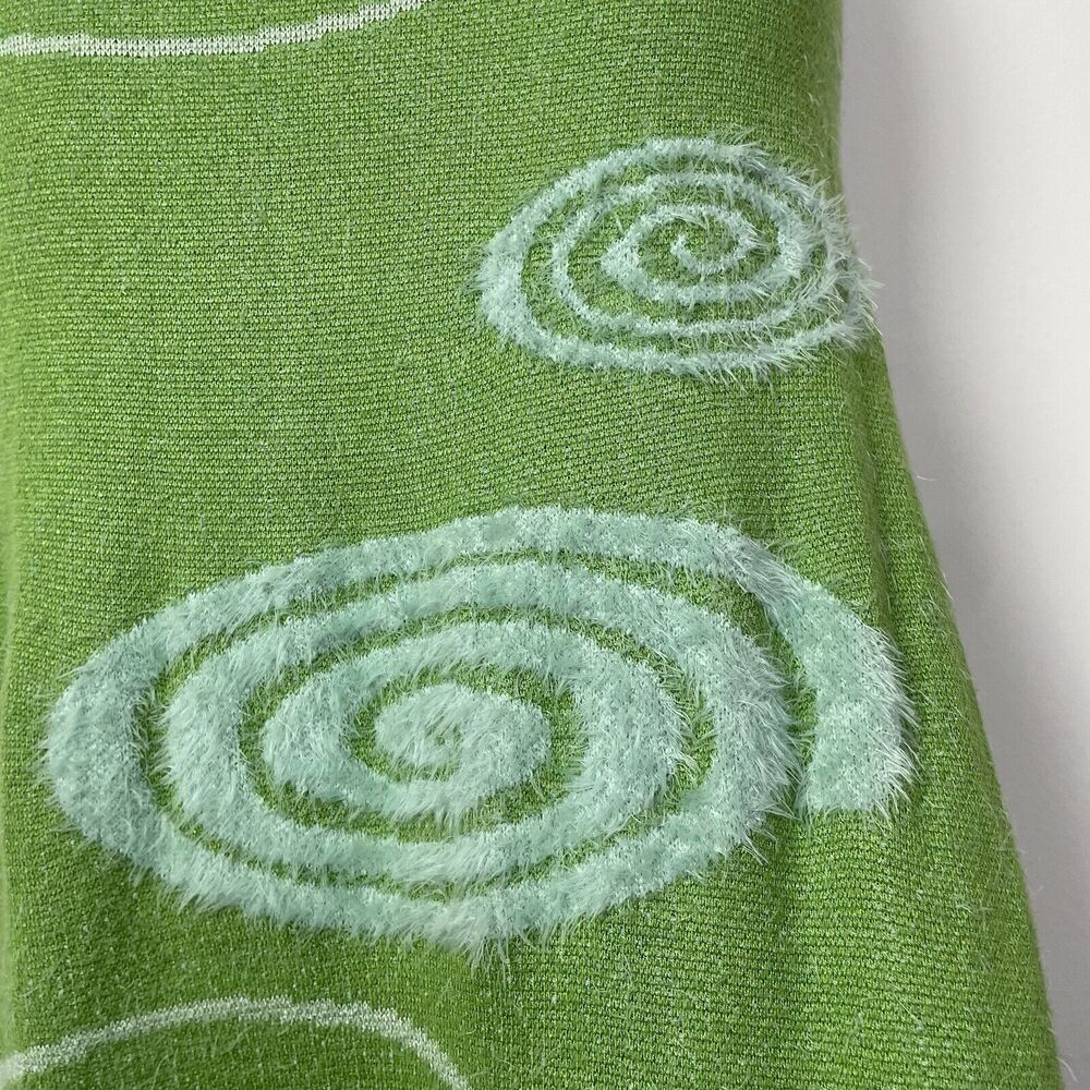 House of Sunny The Galaxy Hockney Knit Midi Slip Cut‎ Out Dress Grass Green US 4 - Picture 10 of 14